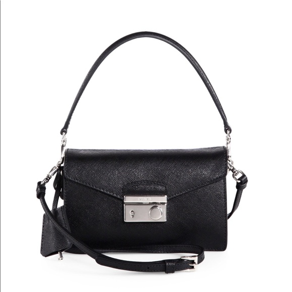 prada saffiano mini crossbody